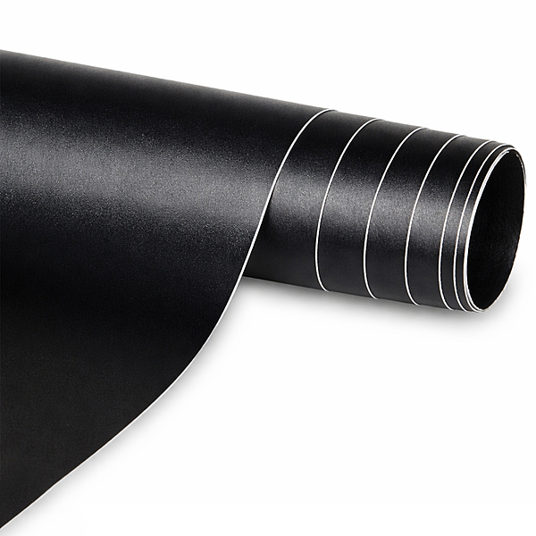 DE-6PVC Doogesound strong self adhesive matt black Vinyl Stickers for speakers(4.2ft * 8ft)