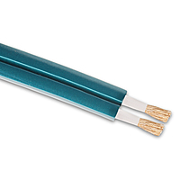 Hi-end Pure Copper Hifi Audio Bulk Cable OFC 14 AWG 10 MM Thikness with copper banana pins attached