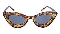 Soigné Female Large Cateye Sunglasses.Leopard Print Frame