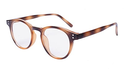 Soigné Unisex Medium Round Spectacle Frame.Light&Dark Brown Soigné Unisex Medium Round Spectacle Frame.Light&Dark Brown
