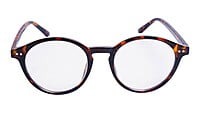 Soigné Unisex Medium Round Spectacle Frame.Leopard Print Frame