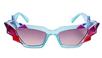 Soigné Kids Cateye Sunglasses.Light Blue&Multicolor.(9-15)Y-Girl