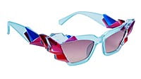 Soigné Kids Cateye Sunglasses.Light Blue&Multicolor.(9-15)Y-Girl
