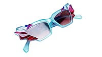 Soigné Kids Cateye Sunglasses.Light Blue&Multicolor.(9-15)Y-Girl