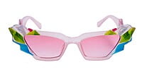 Soigné Kids Cateye Sunglasses.Pink&Multicolor.(9-15)Y-Girl Soigné Kids Cateye Sunglasses.Pink&Multicolor.(9-15)Y-Girl