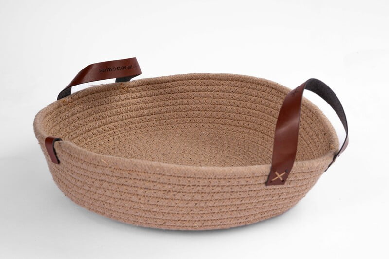 Jute Rope Storage Organizer, Jute Basket Accessories, Handwoven EcoFriendly Foldable Storage