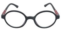 Round Spectacle Frame For Baby Boys. Matte Black Color Frame. AGE-(3-8Years)