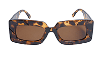 Soigné Female Large Rectangular Sunglasses.Leopard Print Color Soigné Female Large Rectangular Sunglasses.Leopard Print Color