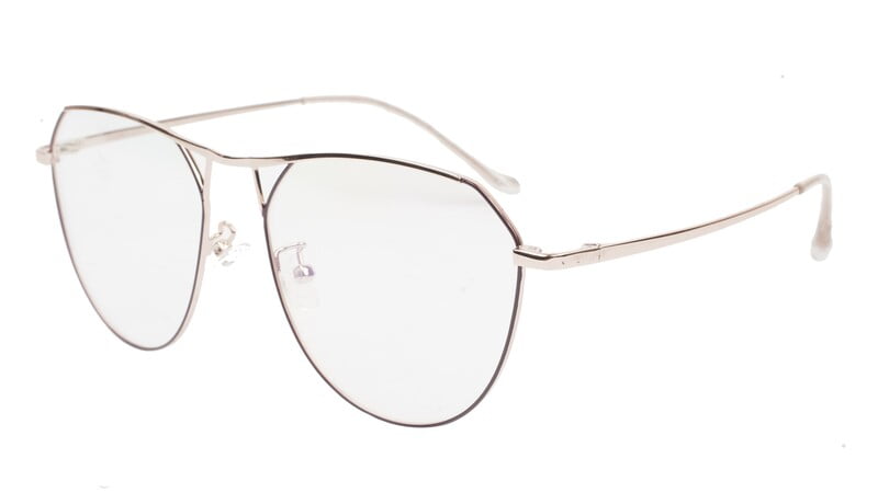 Unisex Aviator Spectacle Frame. Rose Gold& Black Metal Frame Unisex Aviator Spectacle Frame. Rose Gold& Black Metal Frame