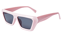 Soigné Female Large Rectangular Sunglasses.Pink Frame Soigné Female Large Rectangular Sunglasses.Pink Frame