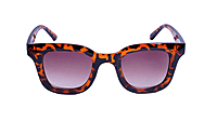 Soigné Female Medium Square Sunglasses.Tortoise Color
