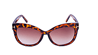 Soigné Female Oversized Sunglasses.Leopard Print