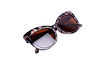 Soigné Female Oversized Sunglasses.Black&Transparent