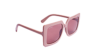 Soigné Female Oversized Square Sunglasses.Brown