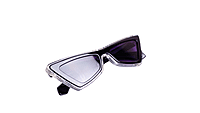 Soigné Female Large Cateye Sunglass.Transparent&Black Soigné Female Large Cateye Sunglass.Transparent&Black