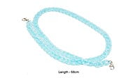 Chain For Female Sunglasses, Spectacles & Mask. Light Blue Color