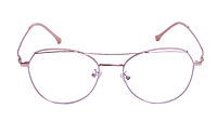 Soigné Unisex Aviator Spectacle Frame.Rose gold-Medium