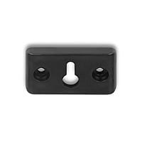 DE01CP-17 PLASTIC Wall Mount Speaker Bracket Hanger for Surround Sound Box Audio Speaker(4PCS)