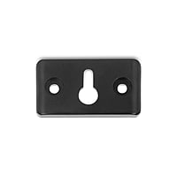 DE01CP-17 PLASTIC Wall Mount Speaker Bracket Hanger for Surround Sound Box Audio Speaker(4PCS)