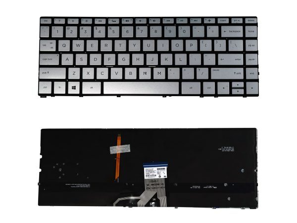 Laptop Keyboard Compatible for HP Spectre X360 13-AD 13-AC 15-BL Silver Colour with Backlight Laptop Keyboard Compatible for HP Spectre X360 13-AD 13-AC 15-BL Silver Colour with Backlight