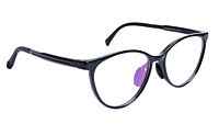 Soigné Kids Small Cateye Spectacle Frame.Black(7-12)Y-Girl