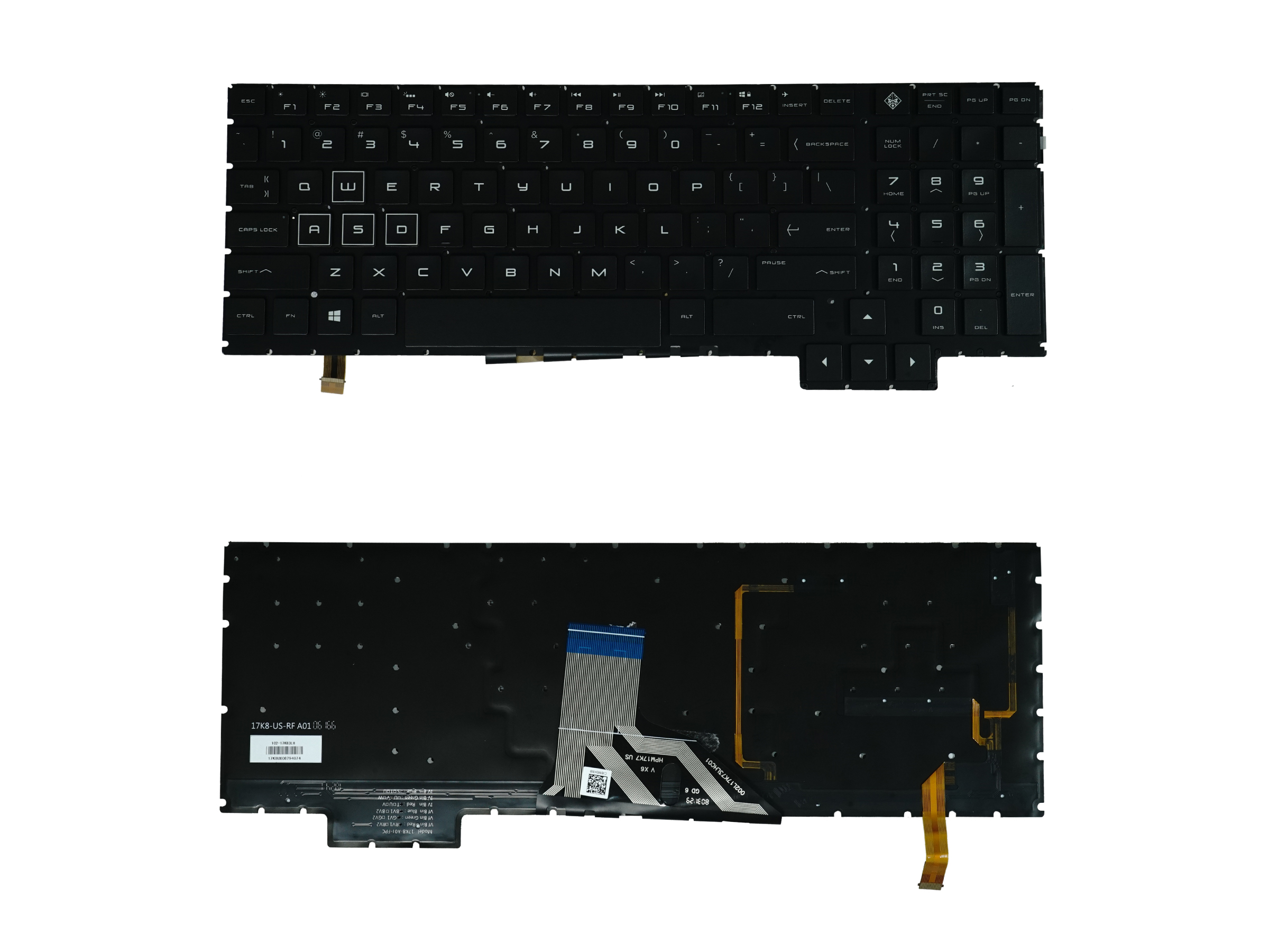 Laptop Keyboard For HP Pavilion 15-CE Series (with backlit) Laptop Keyboard For HP Pavilion 15-CE Series (with backlit)
