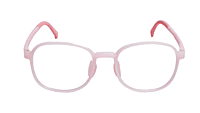 Soigné Kids Small Square Spectacle Frame.Light Pink(7-12)Y-Girl