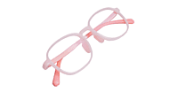 Soigné Kids Small Square Spectacle Frame.Light Pink(7-12)Y-Girl