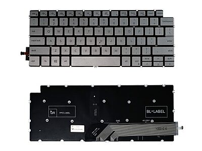 Laptop Keyboard Compatible For Dell Inspiron 14-7490/7491/3410-Series(With Silver Backlit) Laptop Keyboard Compatible For Dell Inspiron 14-7490/7491/3410-Series(With Silver Backlit)