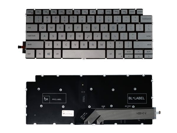 Laptop Keyboard Compatible For Dell Inspiron 14-7490/7491/3410-Series(With Silver Backlit) Laptop Keyboard Compatible For Dell Inspiron 14-7490/7491/3410-Series(With Silver Backlit)