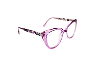 Soigné Female Oversize Cat Eye Spectacle Frame.Purple Soigné Female Oversize Cat Eye Spectacle Frame.Purple