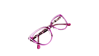 Soigné Female Oversize Cat Eye Spectacle Frame.Purple Soigné Female Oversize Cat Eye Spectacle Frame.Purple