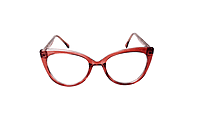 Soigné Female Oversize Cat Eye Spectacle Frame.Maroon