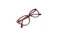 Soigné Female Oversize Cat Eye Spectacle Frame.Maroon