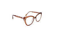 Soigné Female Oversize Cat Eye Spectacle Frame.Brown Soigné Female Oversize Cat Eye Spectacle Frame.Brown