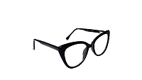Soigné Female Oversize Cat Eye Spectacle Frame.Matte Black Color
