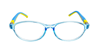 Soigné Kids&Teens Oval Spectacle Frame.Blue&Yellow.(10-14)Y-Unisex
