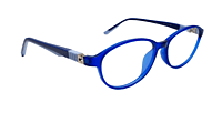 Soigné Kids&Teens Oval Spectacle Frame.Blue.(10-14)Y-Unisex