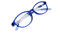 Soigné Kids&Teens Oval Spectacle Frame.Blue.(10-14)Y-Unisex