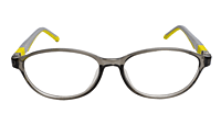 Soigné Kids&Teens Oval Spectacle Frame.Gray&Yellow.(10-14)Y-Unisex