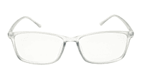 Soigné Unisex Large Rectangular Spectacle Frame.Matte Gray