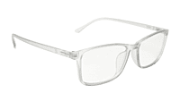 Soigné Unisex Large Rectangular Spectacle Frame.Matte Gray