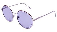 Female Medium Round Sunglasses. Silver Frame. Female Medium Round Sunglasses. Silver Frame.