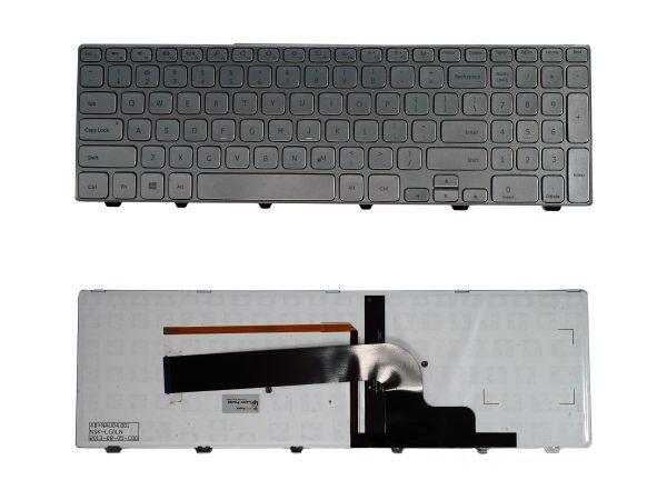 Laptop Keyboard Compatible for Inspiron 15-7000 Series(SILVER BACKLIGHT) Laptop Keyboard Compatible for Inspiron 15-7000 Series(SILVER BACKLIGHT)