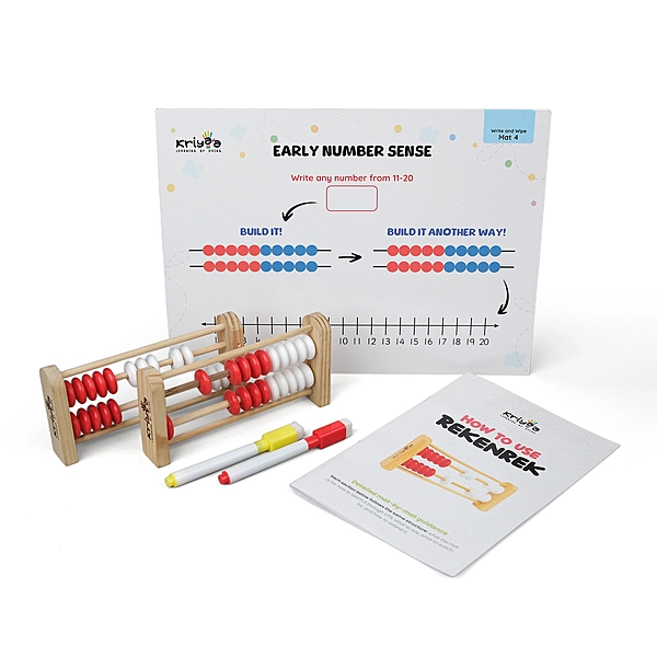 Rekenrek Level 2 | 2 Twenty-Bead Frames | Age 4+