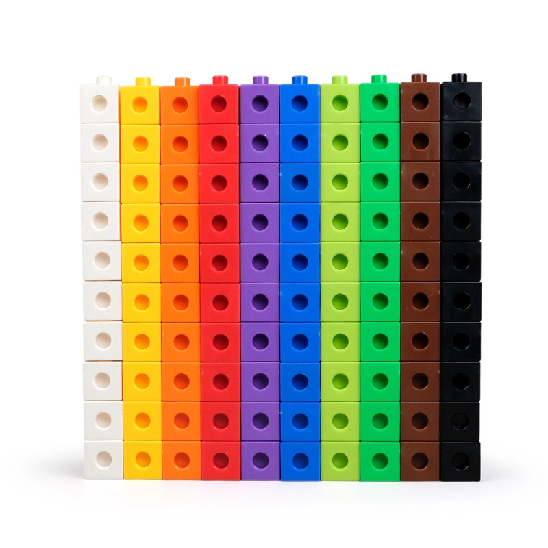 Snap Cubes | Age 3+ | 100 Colourful Interlocking Cubes | Counting, Patterns & 3D Construction