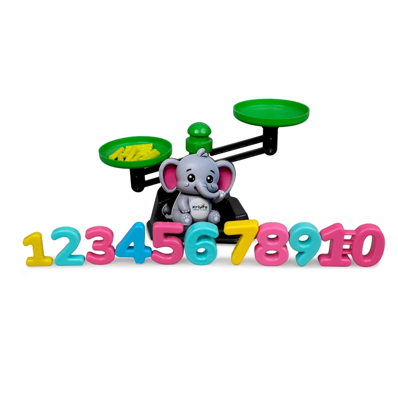 Weigh And Play Elephant | Age 3+ | Elephant Balance Scale | Quantity Comparison, Weight & Early Equations