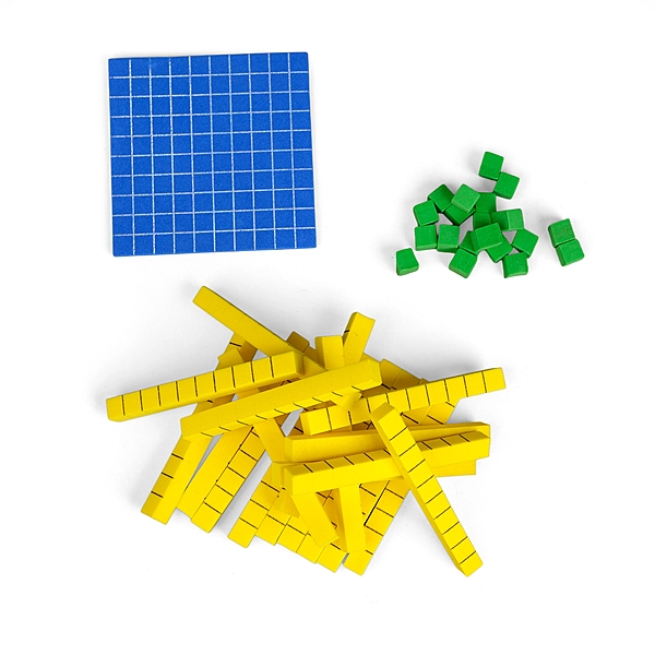 Foam Dienes Blocks Level 2 | Age 6+ | Ones, Tens, Hundreds & Thousand | Base 10
