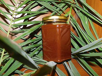 Date Palm (Khajur) Semi Solid Jaggery(Danadar)/Nolen Gur (100% Chemical Free, No Preservative)-glass zar packing