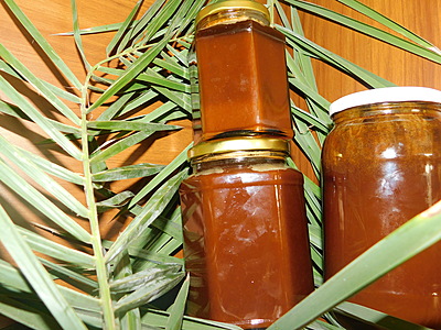 Date Palm (Khajur) Semi Solid Jaggery(Danadar)/Nolen Gur (100% Chemical Free, No Preservative)-glass zar packing